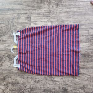 Striped Pencil Skirt